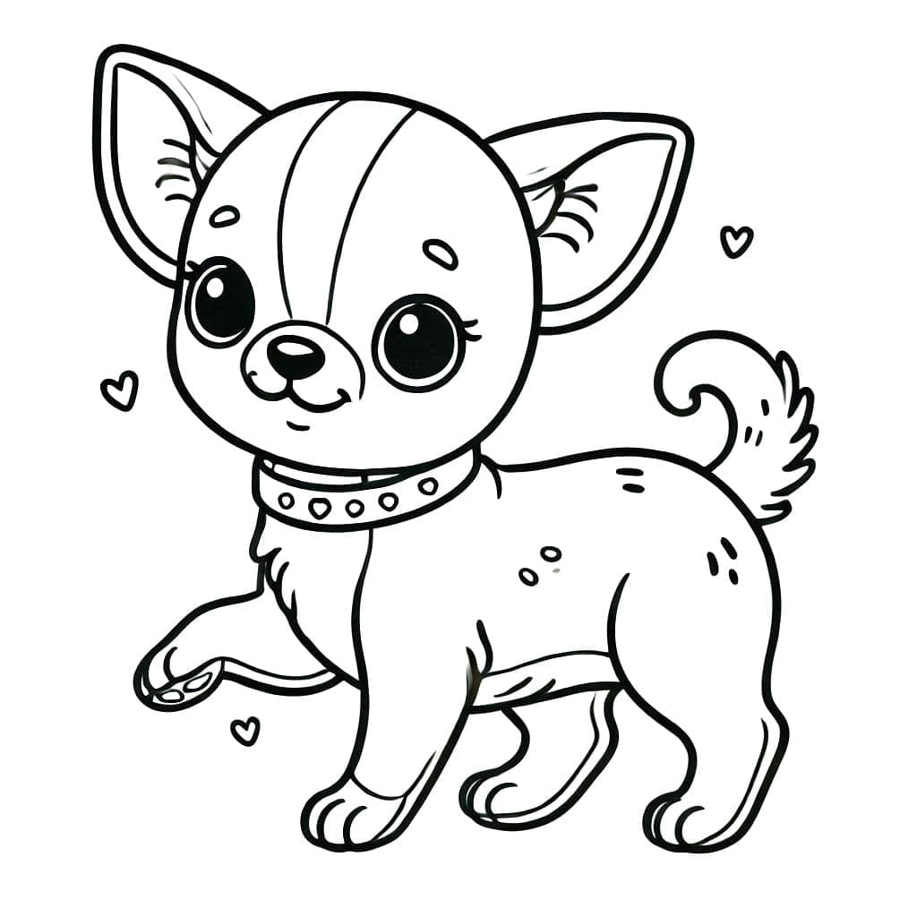 Free printable Chihuahua coloring page #219800 from Animals collection Free printable Chihuahua coloring page #219800 from Animals collection