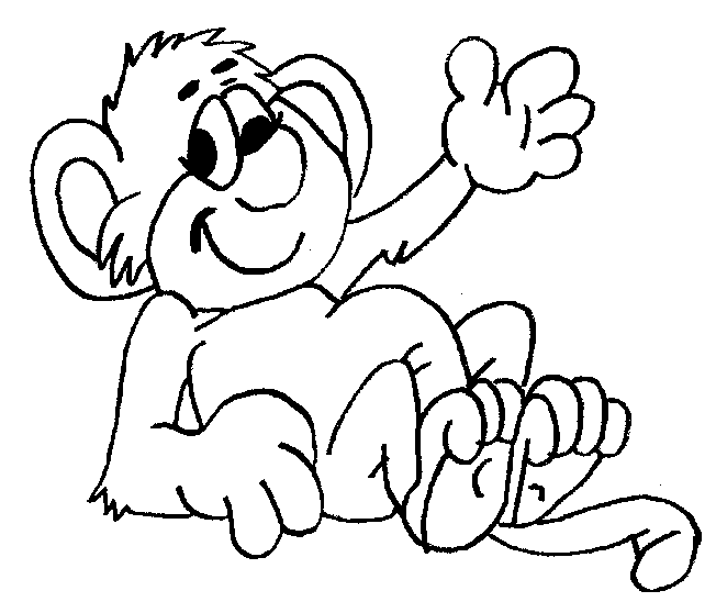 Coloring page: Chimpanzee (Animals) #2831 - Free Printable Coloring Pages