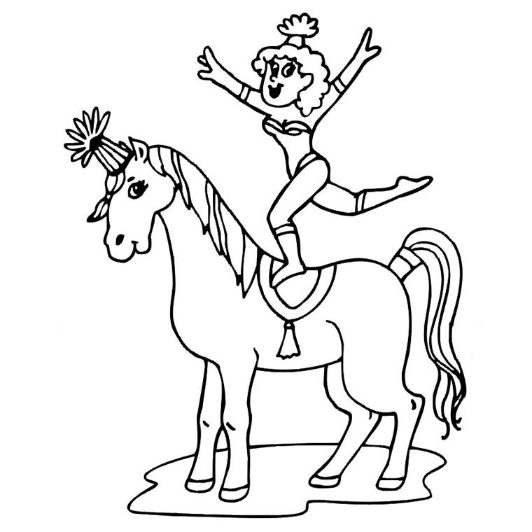 Coloring page: Circus animals (Animals) #20788 - Free Printable Coloring Pages