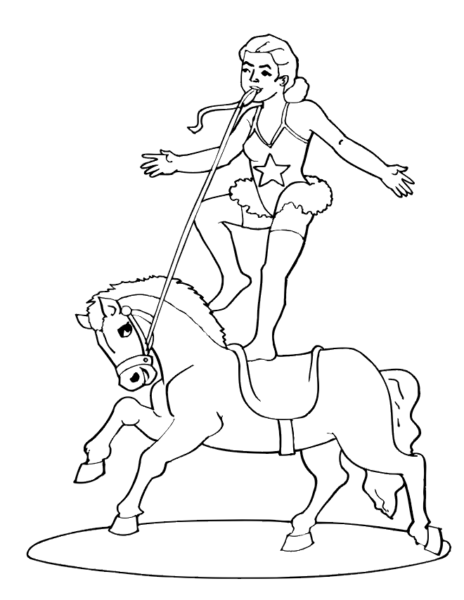Coloring page: Circus animals (Animals) #20818 - Free Printable Coloring Pages