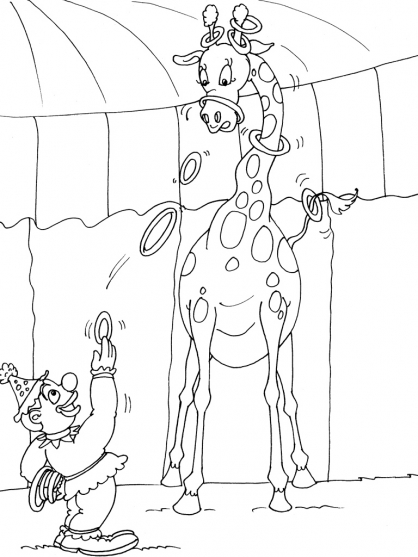 Coloring page: Circus animals (Animals) #20850 - Free Printable Coloring Pages