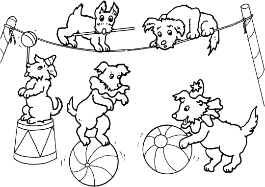 Coloring page: Circus animals (Animals) #20854 - Free Printable Coloring Pages