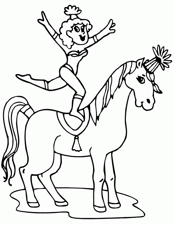 Coloring page: Circus animals (Animals) #20888 - Printable coloring pages