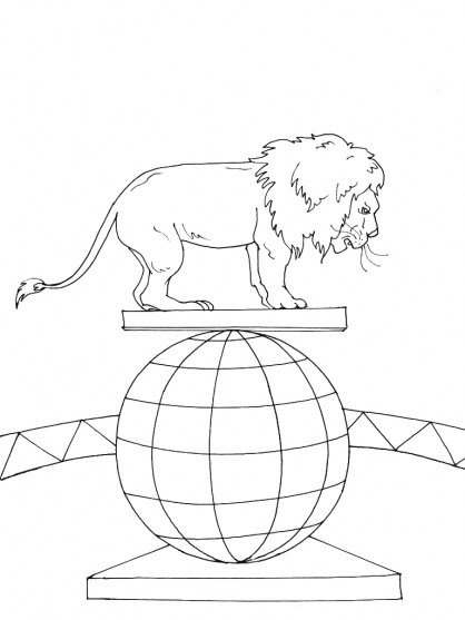 Drawing Circus animals #20936 (Animals) – Printable coloring pages