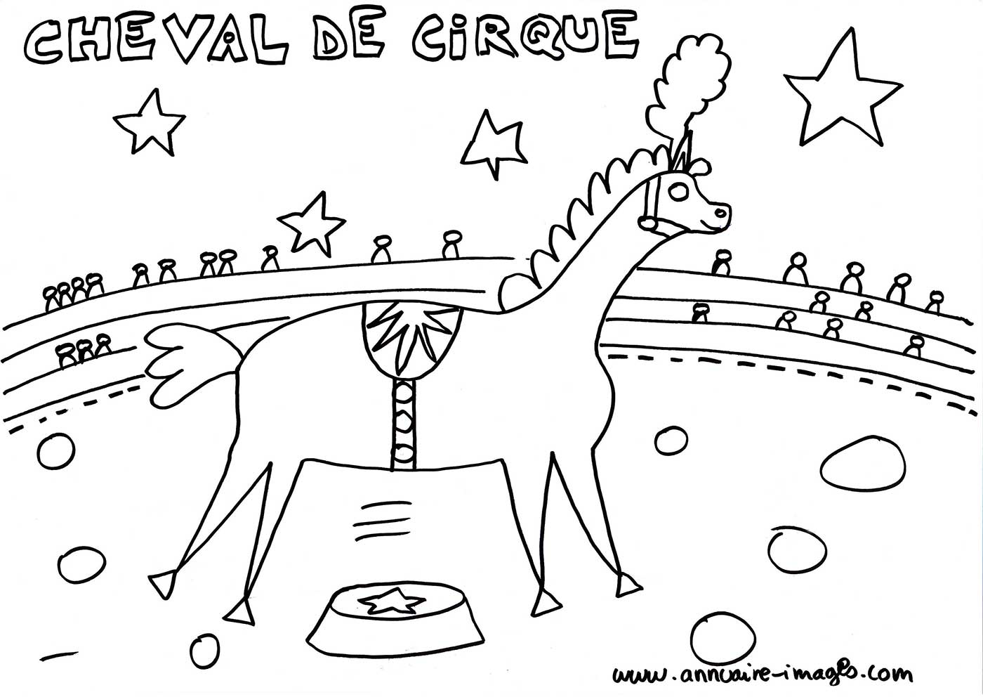 Coloring page: Circus animals (Animals) #20950 - Free Printable Coloring Pages