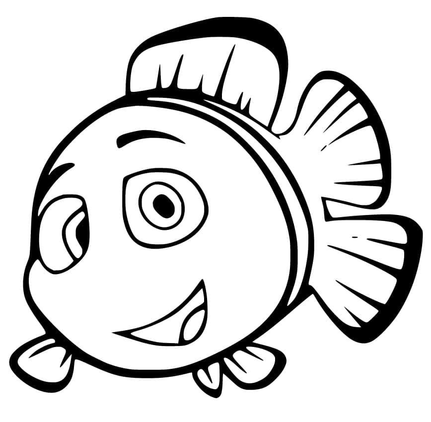 Free printable Clownfish coloring page #218328 from Animals collection