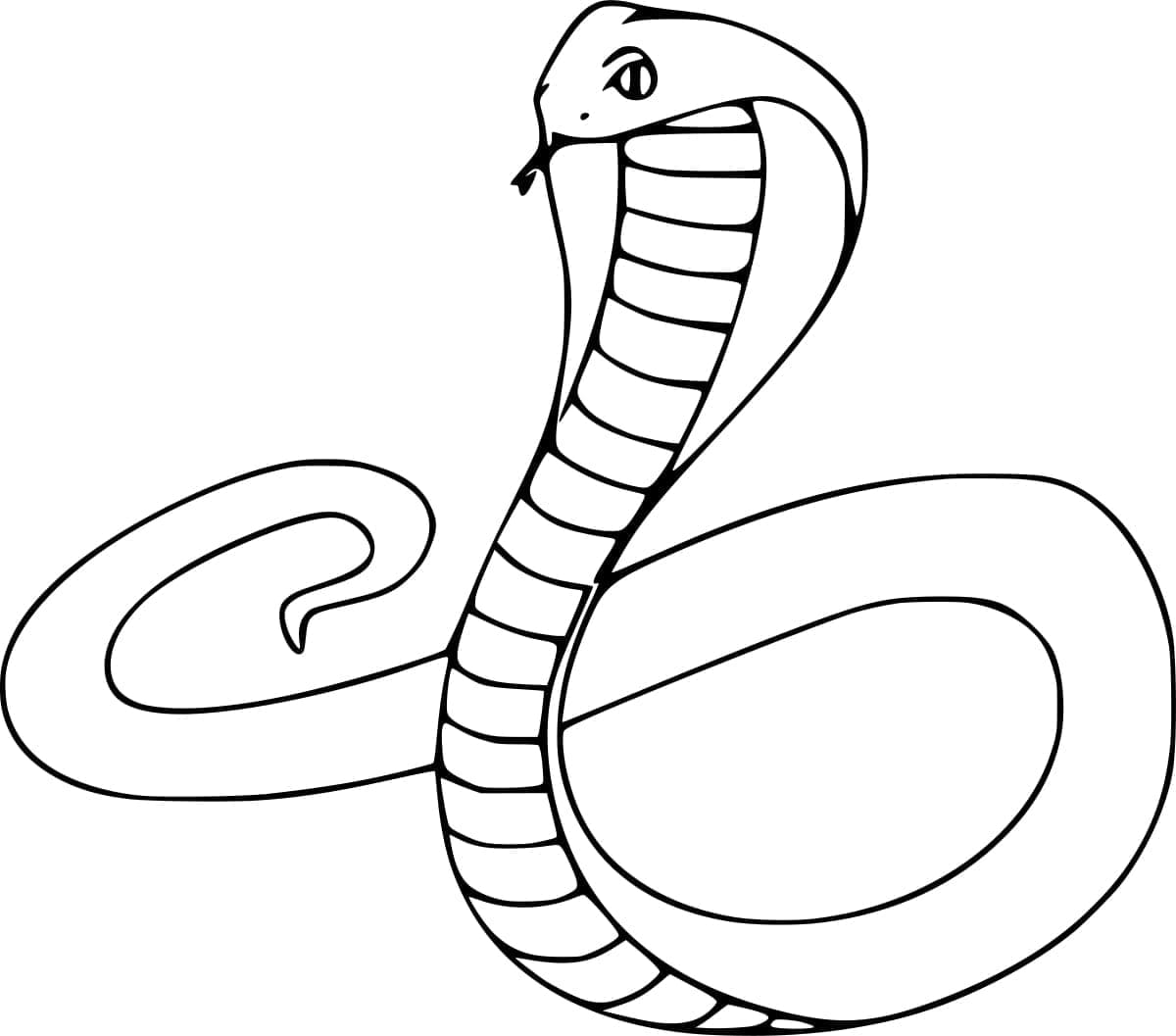 Free printable Cobra coloring page #212664 from Animals collection