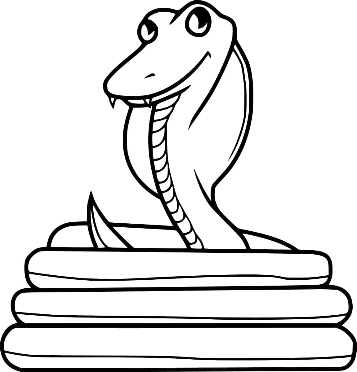 Free printable Cobra coloring page #212669 from Animals collection Free printable Cobra coloring page #212669 from Animals collection