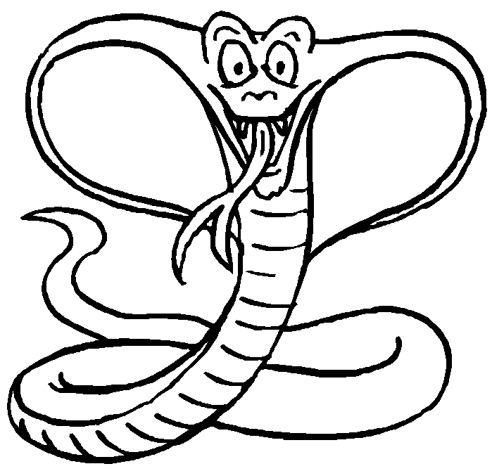 Coloring page: Cobra (Animals) #3224 - Free Printable Coloring Pages
