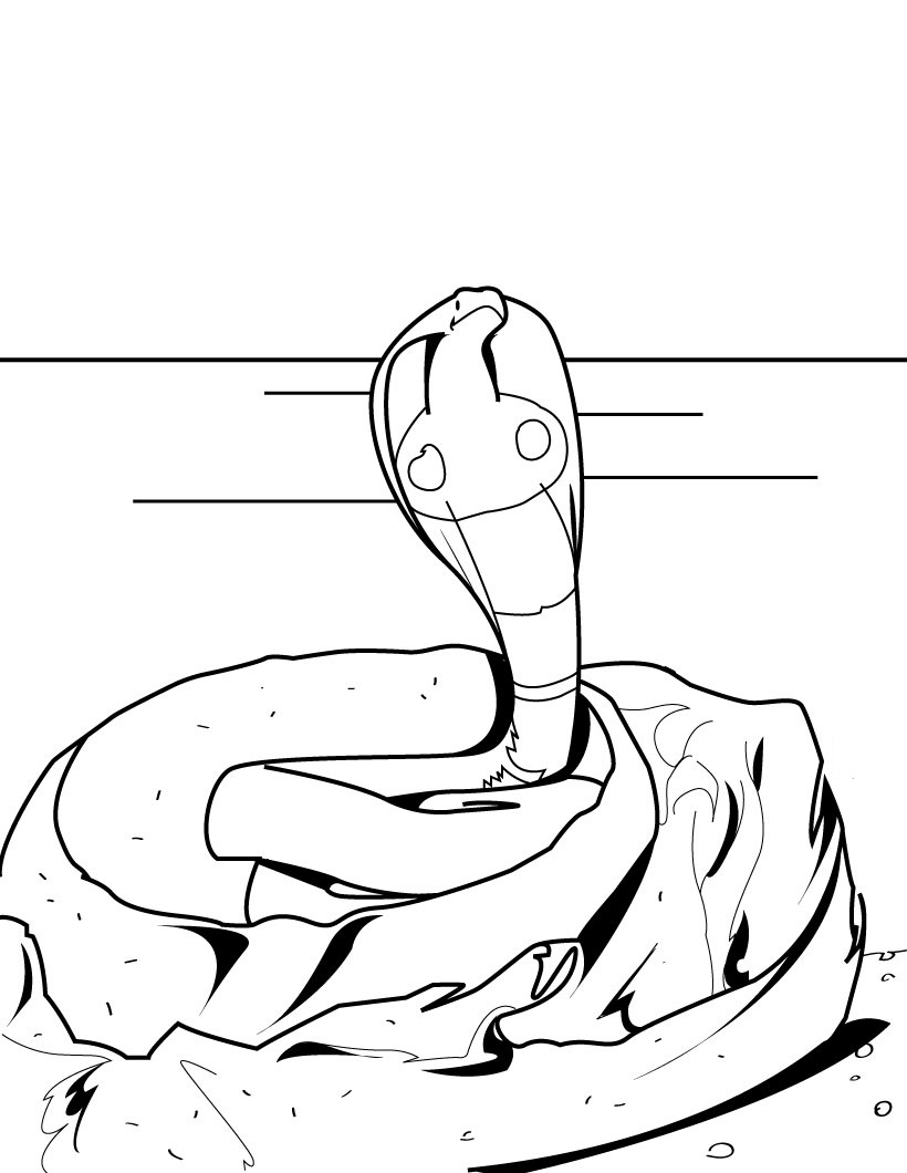Coloring page: Cobra (Animals) #3290 - Free Printable Coloring Pages