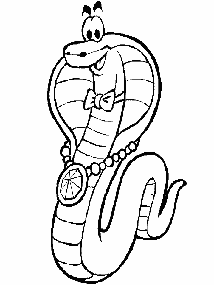 Coloring page: Cobra (Animals) #3295 - Printable coloring pages