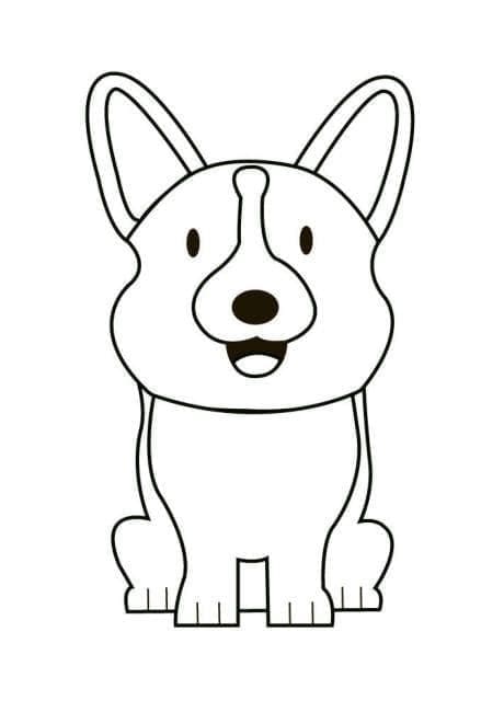 Free printable Corgi coloring page #220788 from Animals collection