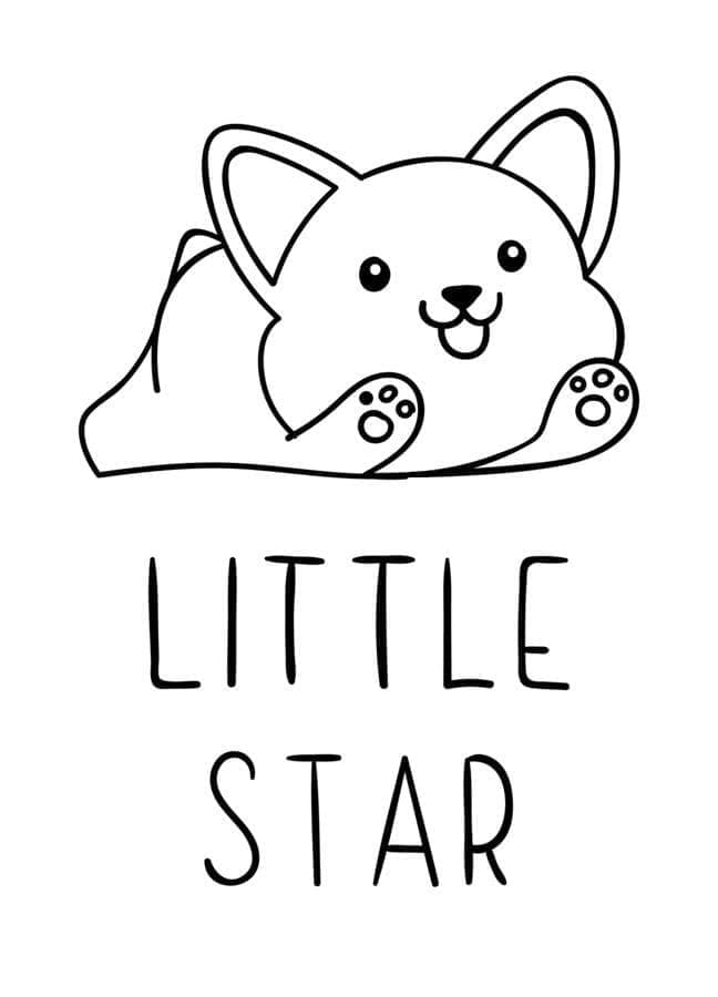 Free printable Corgi coloring page #220790 from Animals collection