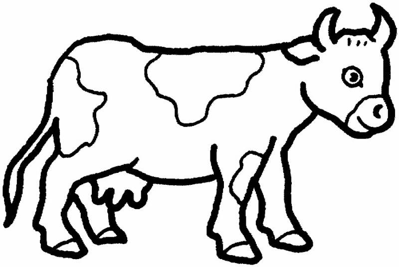 Coloring page: Cow (Animals) #13191 - Free Printable Coloring Pages