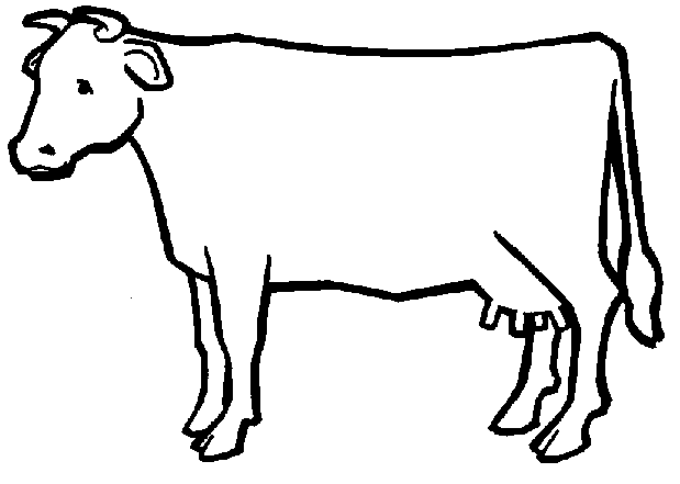 Coloring page: Cow (Animals) #13198 - Printable coloring pages