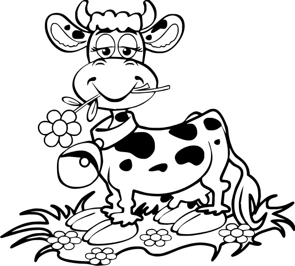 Coloring page: Cow (Animals) #13203 - Free Printable Coloring Pages