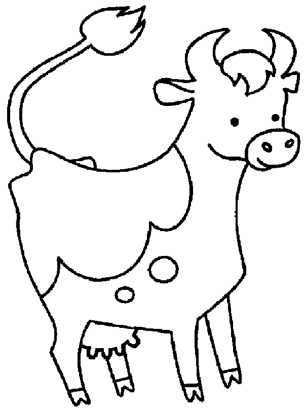 Coloring page: Cow (Animals) #13213 - Free Printable Coloring Pages