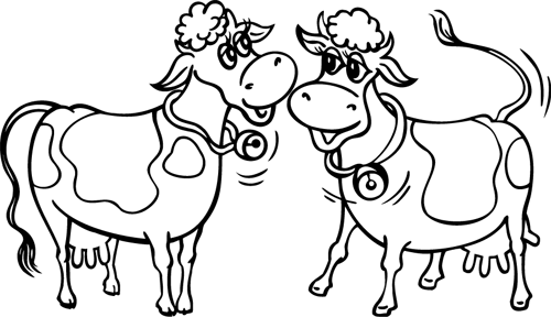 Coloring page: Cow (Animals) #13222 - Free Printable Coloring Pages