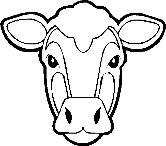 Coloring page: Cow (Animals) #13241 - Free Printable Coloring Pages