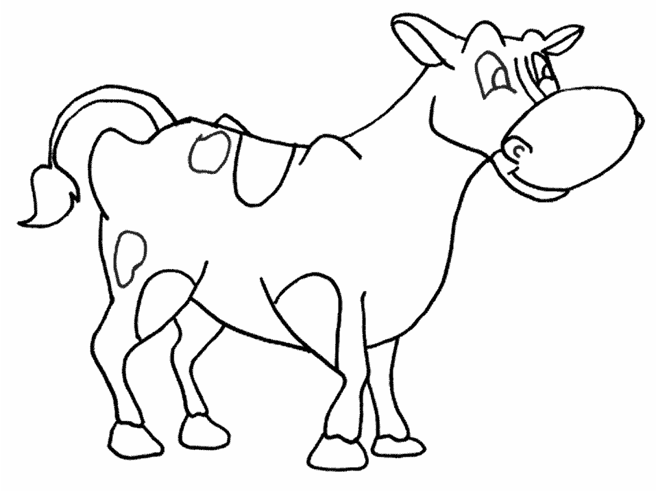 Coloring page: Cow (Animals) #13267 - Free Printable Coloring Pages