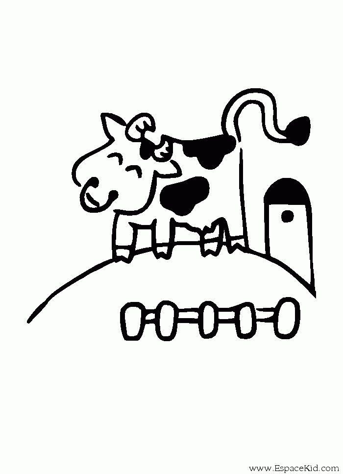 Coloring page: Cow (Animals) #13268 - Free Printable Coloring Pages