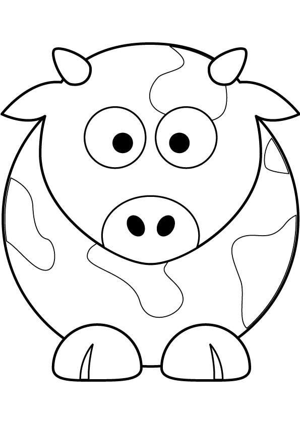 Coloring page: Cow (Animals) #13273 - Free Printable Coloring Pages