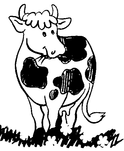 Coloring page: Cow (Animals) #13289 - Free Printable Coloring Pages