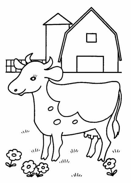 Coloring page: Cow (Animals) #13311 - Free Printable Coloring Pages