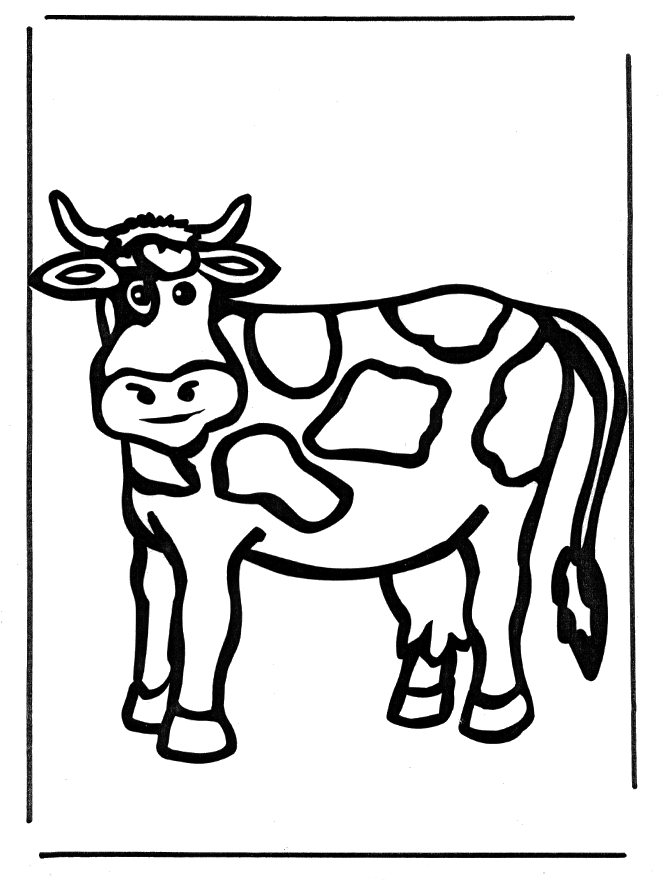 Coloring page: Cow (Animals) #13321 - Free Printable Coloring Pages