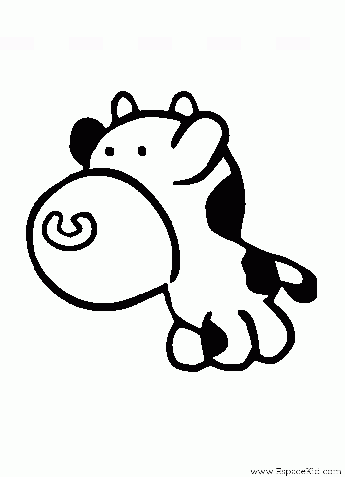Coloring page: Cow (Animals) #13365 - Free Printable Coloring Pages