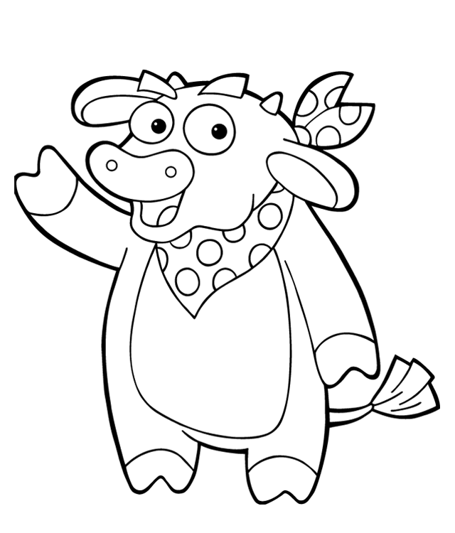 Coloring page: Cow (Animals) #13370 - Printable coloring pages
