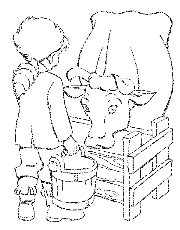 Coloring page: Cow (Animals) #13371 - Free Printable Coloring Pages