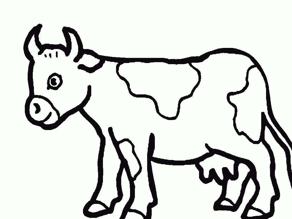 Coloring page Cow #13373 (Animals) – Printable Coloring Pages