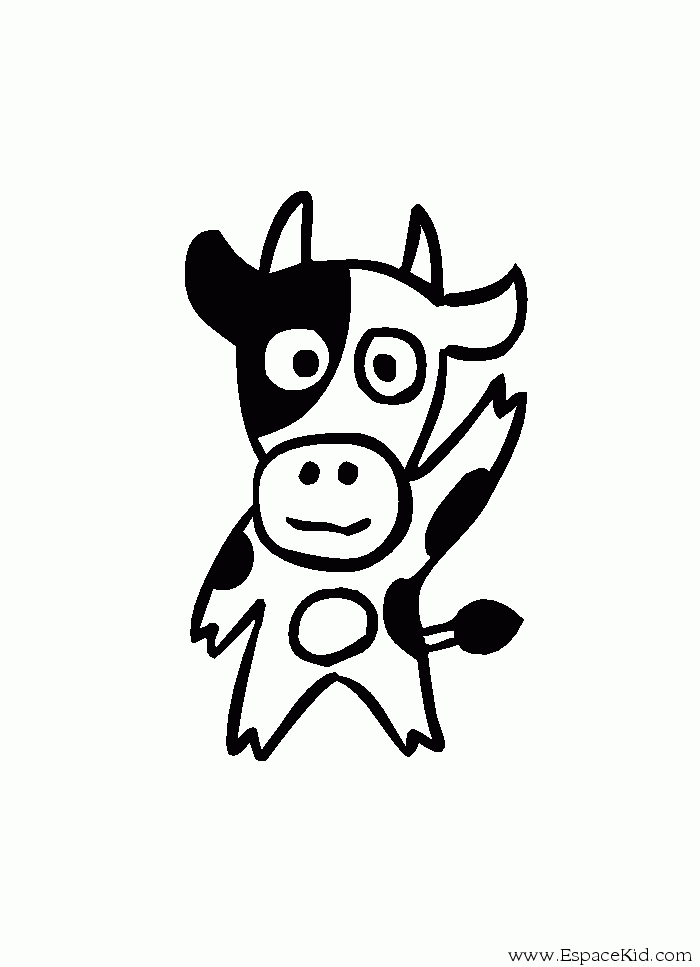 Coloring page: Cow (Animals) #13375 - Free Printable Coloring Pages