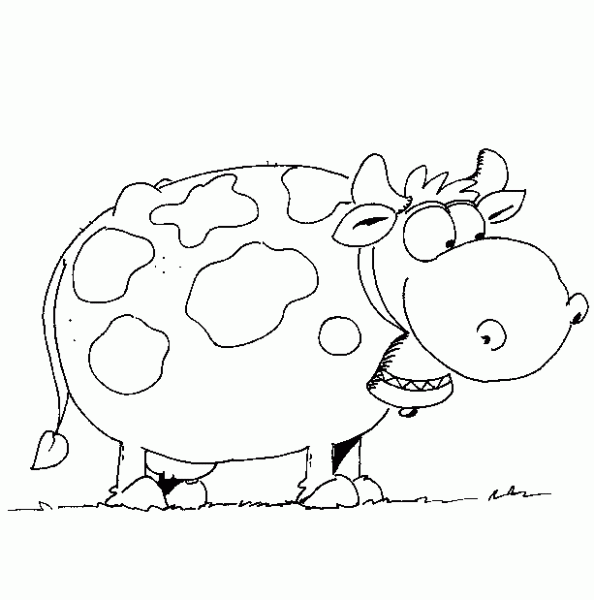 Coloring page: Cow (Animals) #13383 - Printable coloring pages
