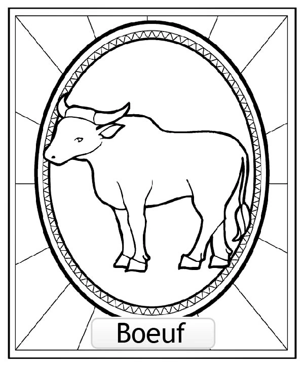 Free printable Cow coloring page #1352 from Animals collection