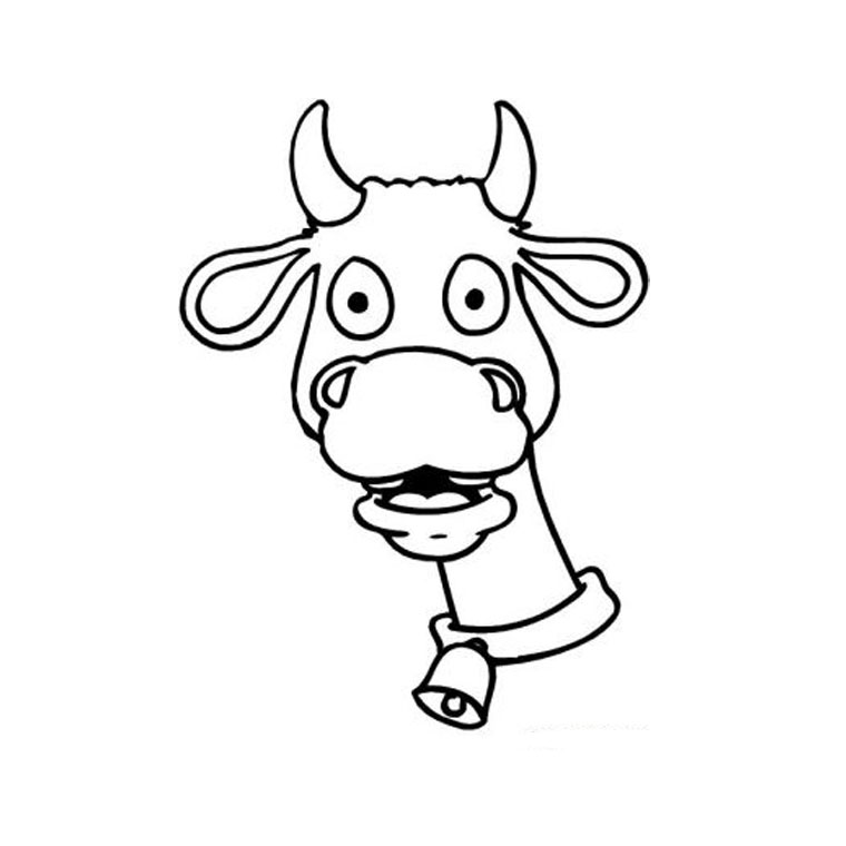 Free printable Cow coloring page #1362 from Animals collection Free printable Cow coloring page #1362 from Animals collection