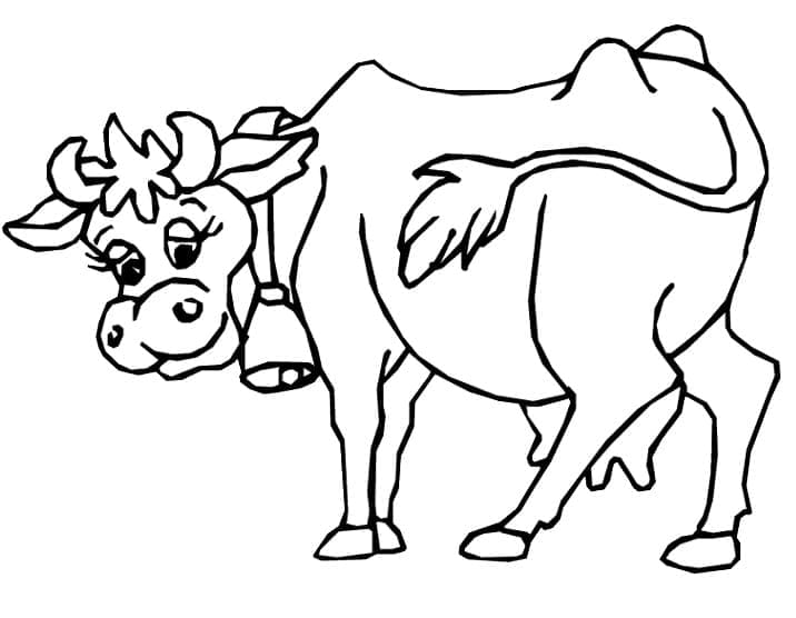 Free printable Cow coloring page #178300 from Animals collection