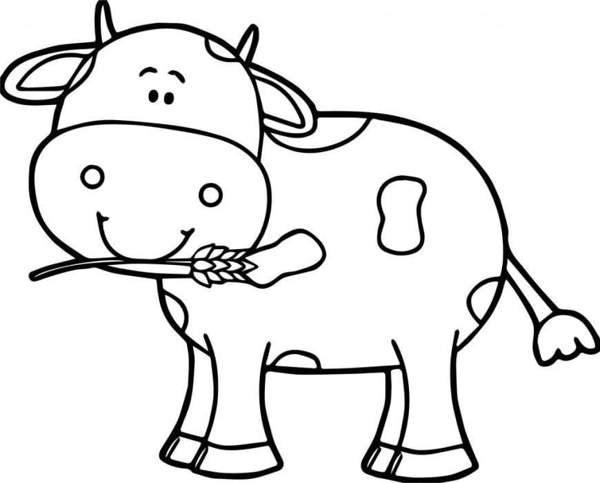 Free printable Cow coloring page #178306 from Animals collection