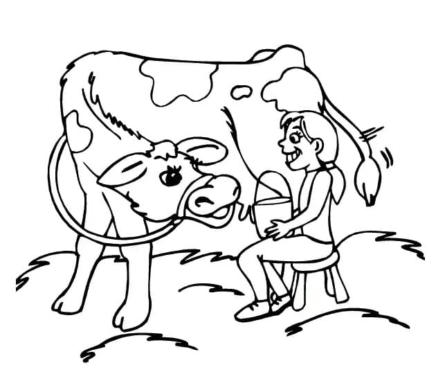 Free printable Cow coloring page #178311 from Animals collection