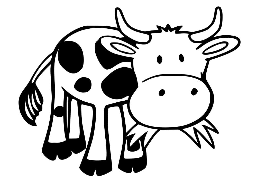 Free printable Cow coloring page #178312 from Animals collection Free printable Cow coloring page #178312 from Animals collection