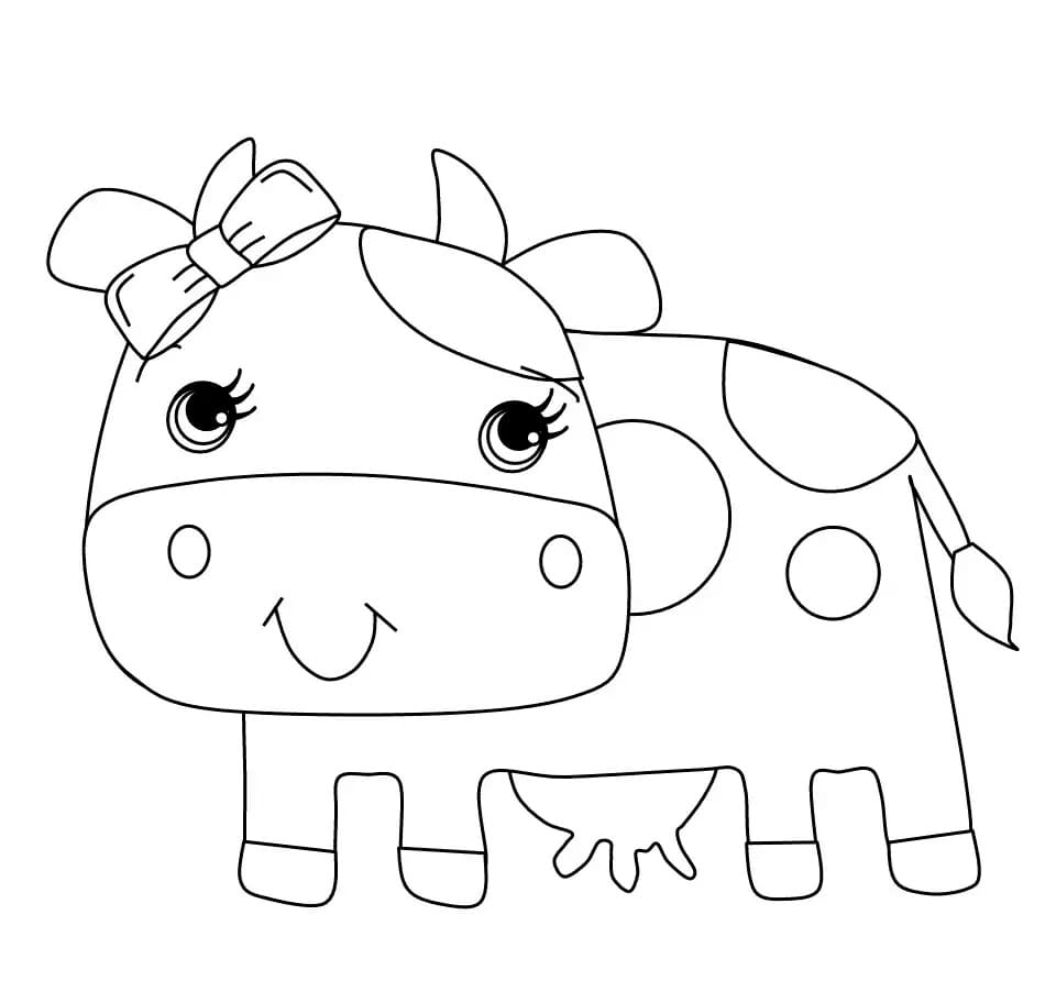 Free printable Cow coloring page #178320 from Animals collection