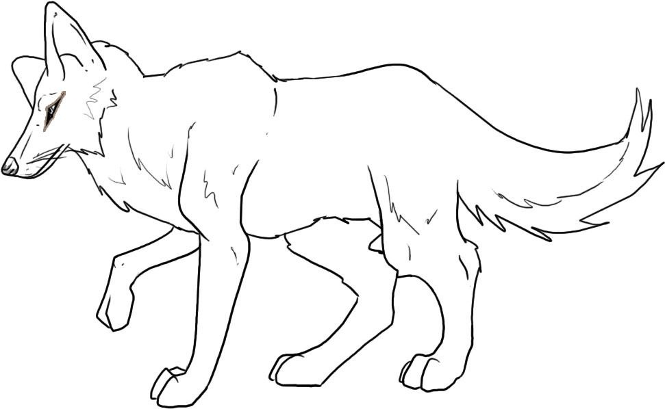 Coloring page: Coyote (Animals) #4484 - Free Printable Coloring Pages