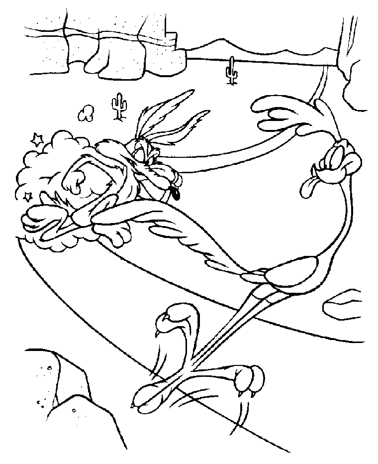 Coloring page: Coyote (Animals) #4502 - Printable coloring pages