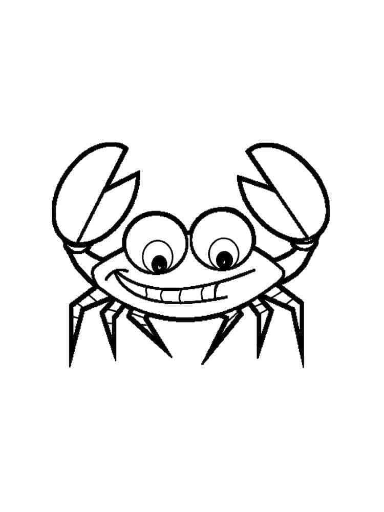 Free printable Crab coloring page #199413 from Animals collection