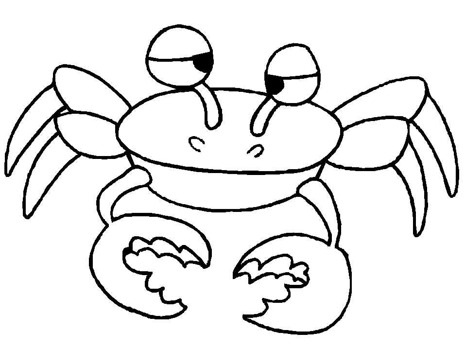 Coloring page: Crab (Animals) #4583 - Printable coloring pages