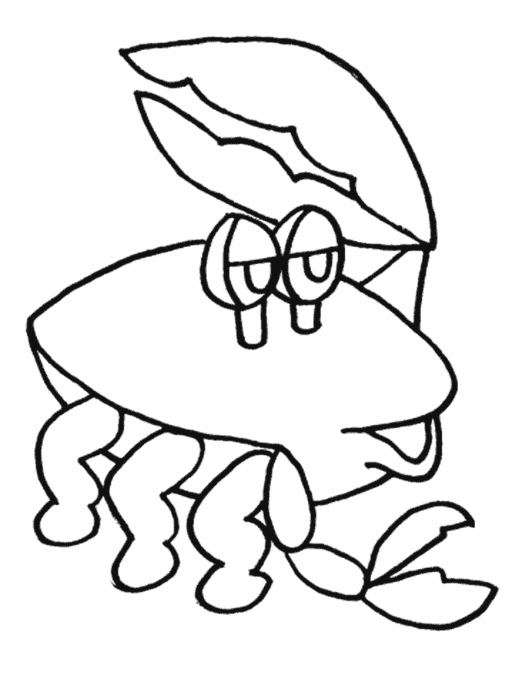 Coloring page: Crab (Animals) #4587 - Free Printable Coloring Pages