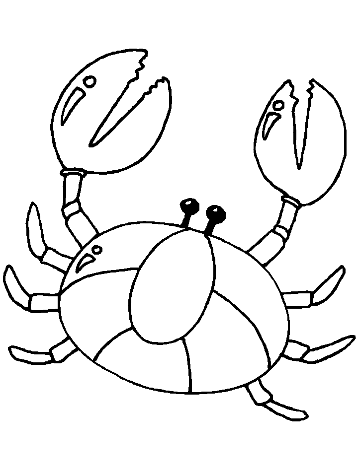 Coloring page: Crab (Animals) #4591 - Free Printable Coloring Pages
