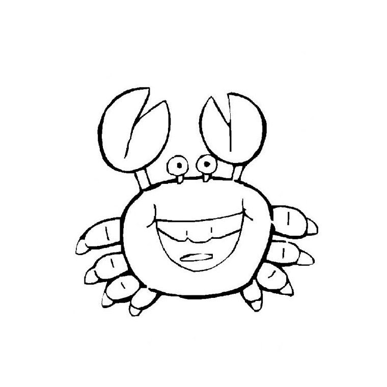 Coloring page: Crab (Animals) #4604 - Printable coloring pages