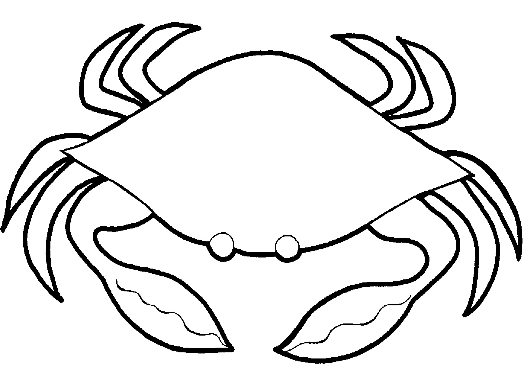 Coloring page: Crab (Animals) #4633 - Printable coloring pages